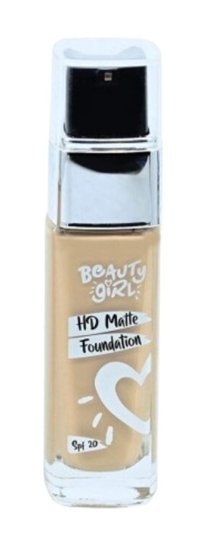 Beauty Girl Hd Matte Su Bazlı Güneş Koruyuculu Likit Şişe Fondöten