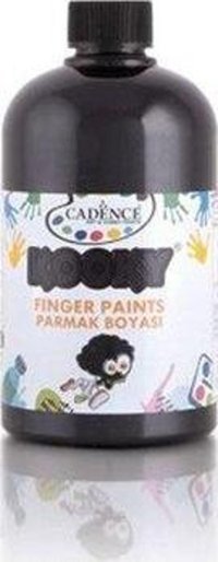 Cadence Kooky 3002 Yıkanabilir 500 ml Tekli Siyah Parmak Boyası