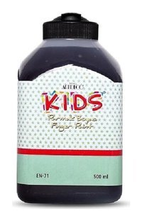 Artdeco Kids Yıkanabilir 500 ml Tekli Siyah Parmak Boyası