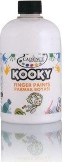 Cadence Kooky 3001 Yıkanabilir 500 ml Tekli Beyaz Parmak Boyası