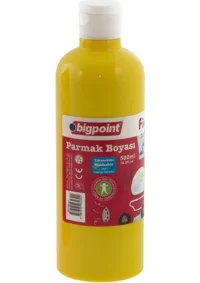 Bigpoint BP749-51 Yıkanabilir 500 ml 3'lü Sarı Parmak Boyası