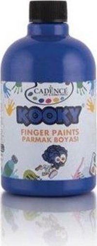 Cadence Kooky 3004 Yıkanabilir 500 ml Tekli Mavi Parmak Boyası