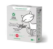 Sandy Max Triple Topaklanan İnce Taneli Kedi Kumu 10 Kg