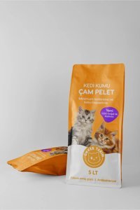 Ünver Tarım İnce Taneli Çam Pellet Kedi Kumu 5 lt