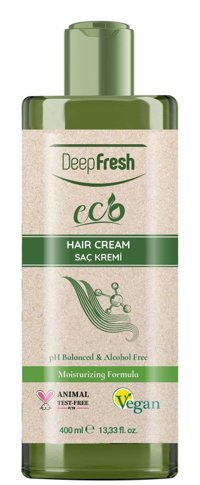Deep Fresh Eco Biotin Silikonsuz Sülfatsız Besleyici - Nemlendirici Tüm Saçlar İçin Unisex Saç Kremi 400 ml