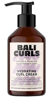 Bali Curls Hindistan Cevizi Yağı - Shea Yağı Silikonsuz Sülfatsız Bukle Belirginleştirici - Nemlendirici Dalgalı - Kıvırcık Saçlar İçin Durulanmayan Unisex Saç Kremi 150 ml