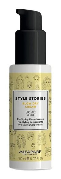 Alfaparf Blow Dry Cream Moringa Oleifera Kabarma Önleyici Tüm Saçlar İçin Durulanmayan Kadın Saç Kremi 150 ml