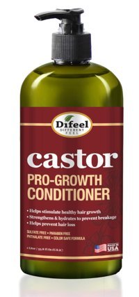Difeel Castor Hint Yağı Sülfatsız Güçlendirici - Onarıcı Yavaş Uzayan Saçlar İçin Unisex Saç Kremi 1 lt