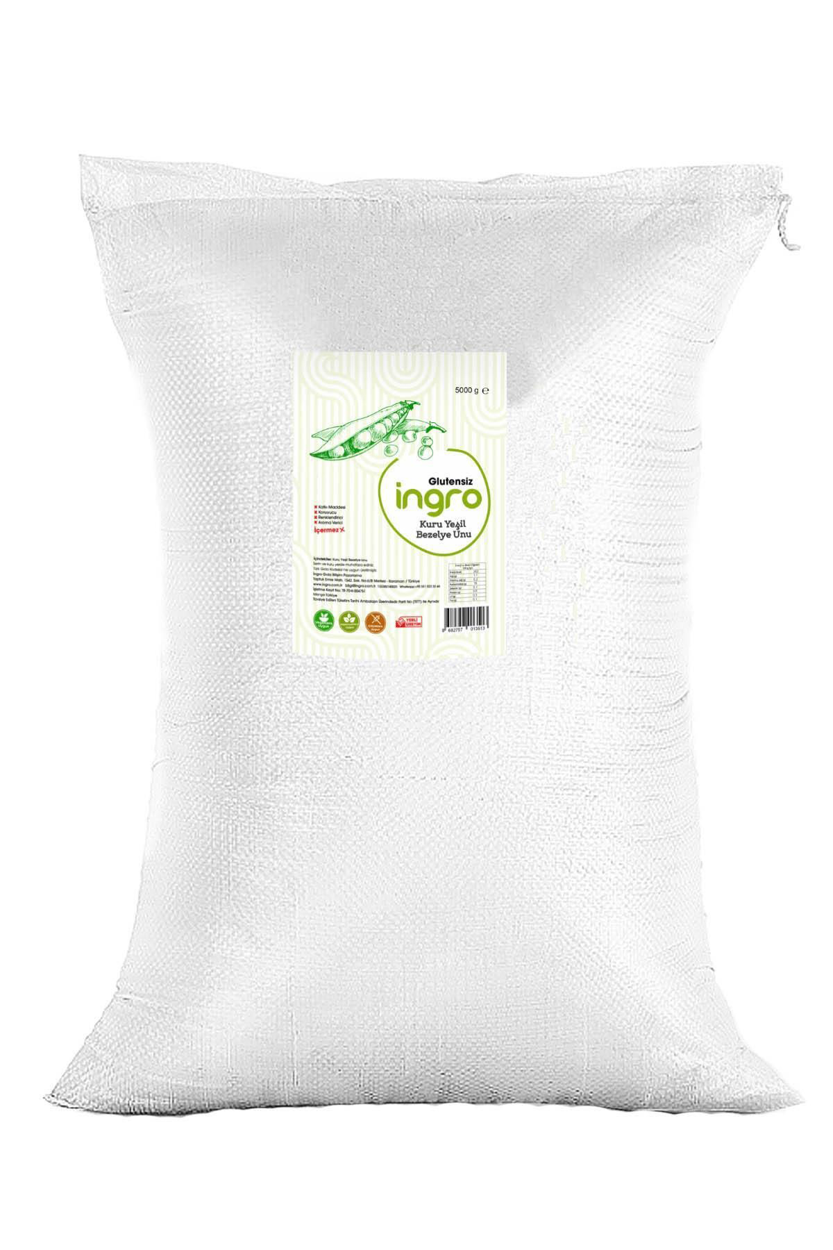 İngro Glutensiz Kuru Yeşil Bezelye Unu 5 kg