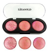 Liza Gold Terracotta Blush 01 Mat Toz Allık Paleti