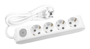 Viko Eko 4'lü Soket 4 metre USB Kablolu Çiftli Akım Korumalı Priz