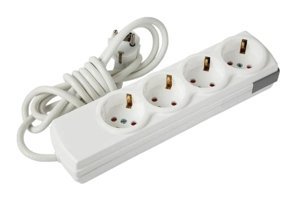 Mutlusan Olimpia 4'lü Soket 5 metre USB Kablolu Çiftli Akım Korumalı Priz