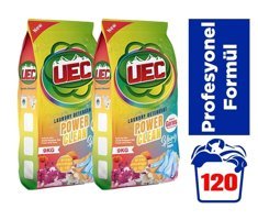 Lifetimes Uec Power Clean Renkliler İçin 120 Yıkama Toz Deterjan 2x9 kg