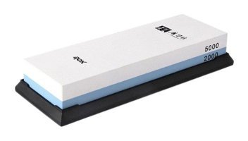Rox 180 mm Saplı Kum Dikdörtgen Mavi-Beyaz Bıçak Bileyici