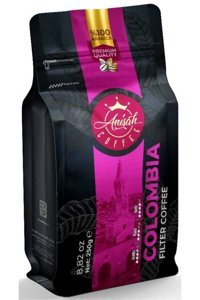 Anisah Coffee Colombia Öğütülmüş Filtre Kahve 250 Gr.