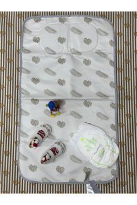 Meditroia Alezli Silinebilir Yıkanabilir Su Geçirmez 40x70 cm Alt Açma Minderi