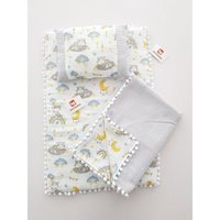İlkim Bebe Yastıklı Silinebilir Yıkanabilir 60x90 cm Alt Açma Minderi Gri