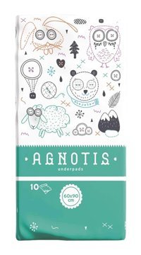 Agnotis Baby Tek Kullanımlık Su Geçirmez 60x90 cm 10'lu Alt Açma Örtüsü