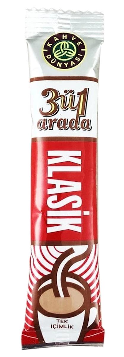 Kahve Dünyası 3'ü 1 Arada Sade 18 gr Hazır Kahve