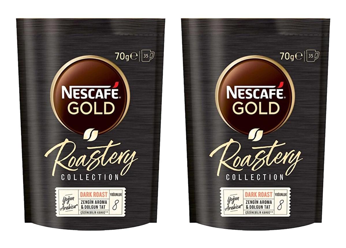 Nescafe Gold Roastery Dark Roast 70 gr 2 Adet Hazır Kahve
