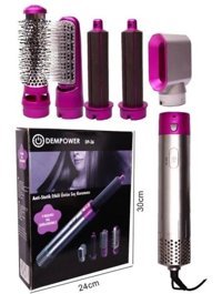 Dempower 5 Başlıklı Set 50 mm Bukle-Dalga-Düzleştirme Titanyum Saç Maşası