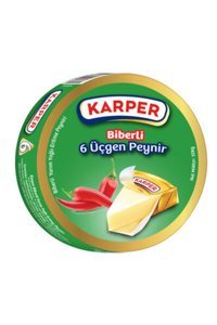 Karper Biberli Üçgen İnek Peyniri 6x108 gr