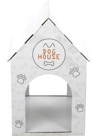 Prigo Katlanır İç-Dış Mekan Karton Köpek Kulübesi