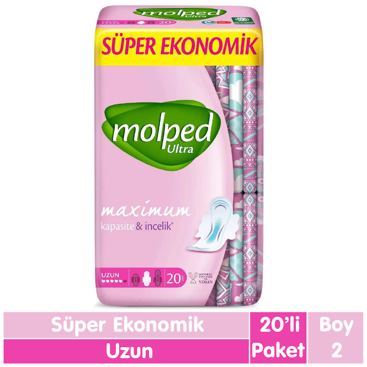 Molped Ultra Normal 20'li Hijyenik Ped 1 Adet