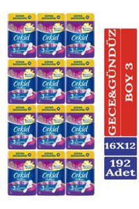 Orkid Platinum Antialerjik Normal 16'lı Hijyenik Ped 12 Adet