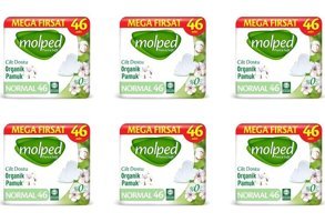 Molped Pure & Soft Normal 46'lı Hijyenik Ped 6 Adet