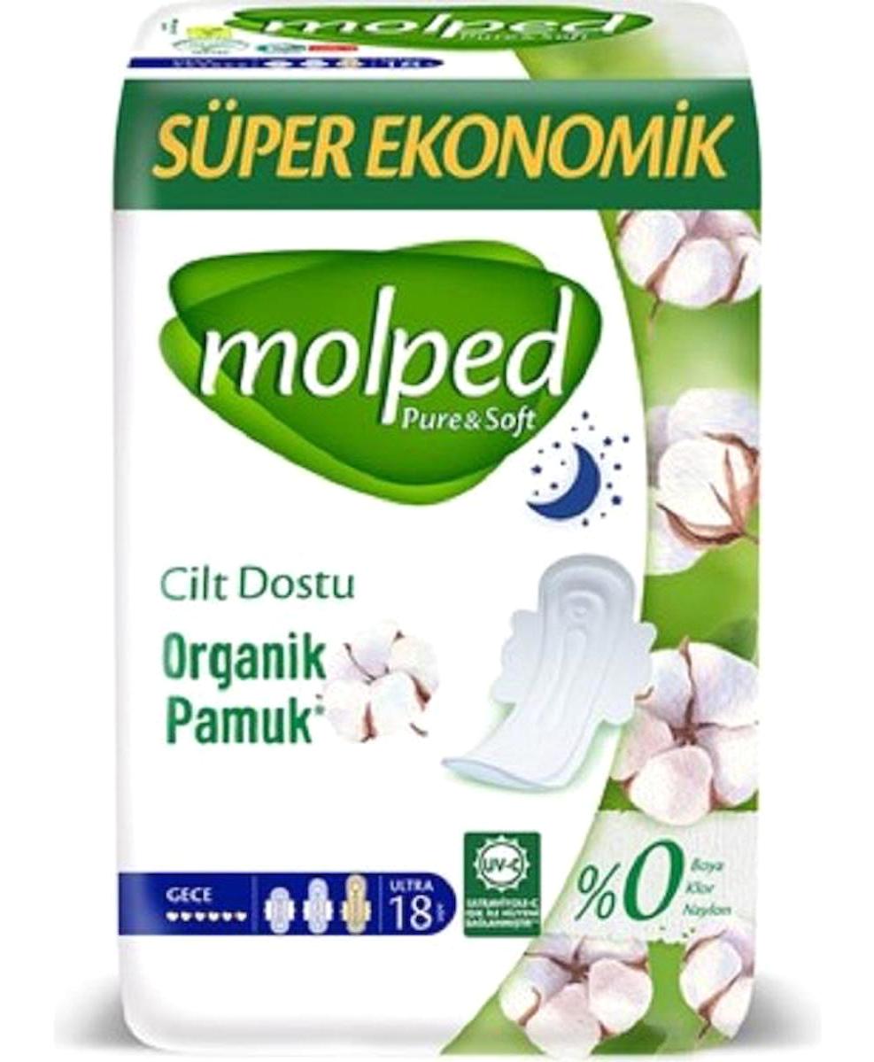 Molped Pure & Soft Antialerjik Normal 18'li Hijyenik Ped 1 Adet