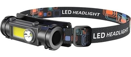 Kaufhier PS-211 Basmalı 180 Lümen Uzun Menzil LED Şarjlı Kafa Feneri