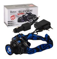 Watton Wt-121 Basmalı Uzun Menzil LED Şarjlı Kafa Feneri
