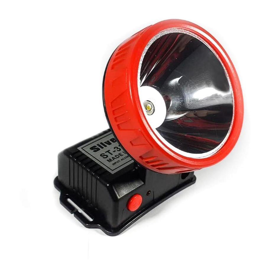 Silver St-3368 Basmalı Uzun Menzil LED Şarjlı Kafa Feneri