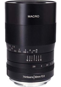 7Artisans 60 mm f/2.8 Macro Lens