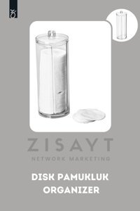 Zisayt Kapaklı Pamuk Organizeri Şeffaf