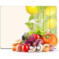 Decovetro Vintage Lemon 20X30 Cam Küçük Boy Sarı Kesme Tahtası