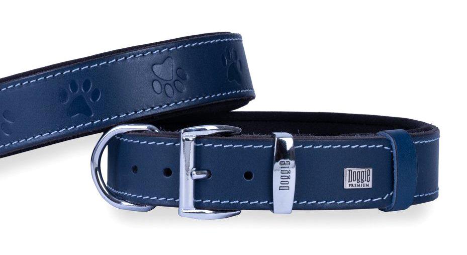 Doggie 3.5x47-55 cm Ayarlanabilir Boyun Köpek Tasması Mavi