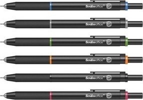 Scrikss Twist Silgili Metal Metalik Çok Renkli 0.7 mm Uçlu Versatil Kalem