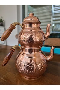 Alone Bakır Mini Çaydanlık Metalik