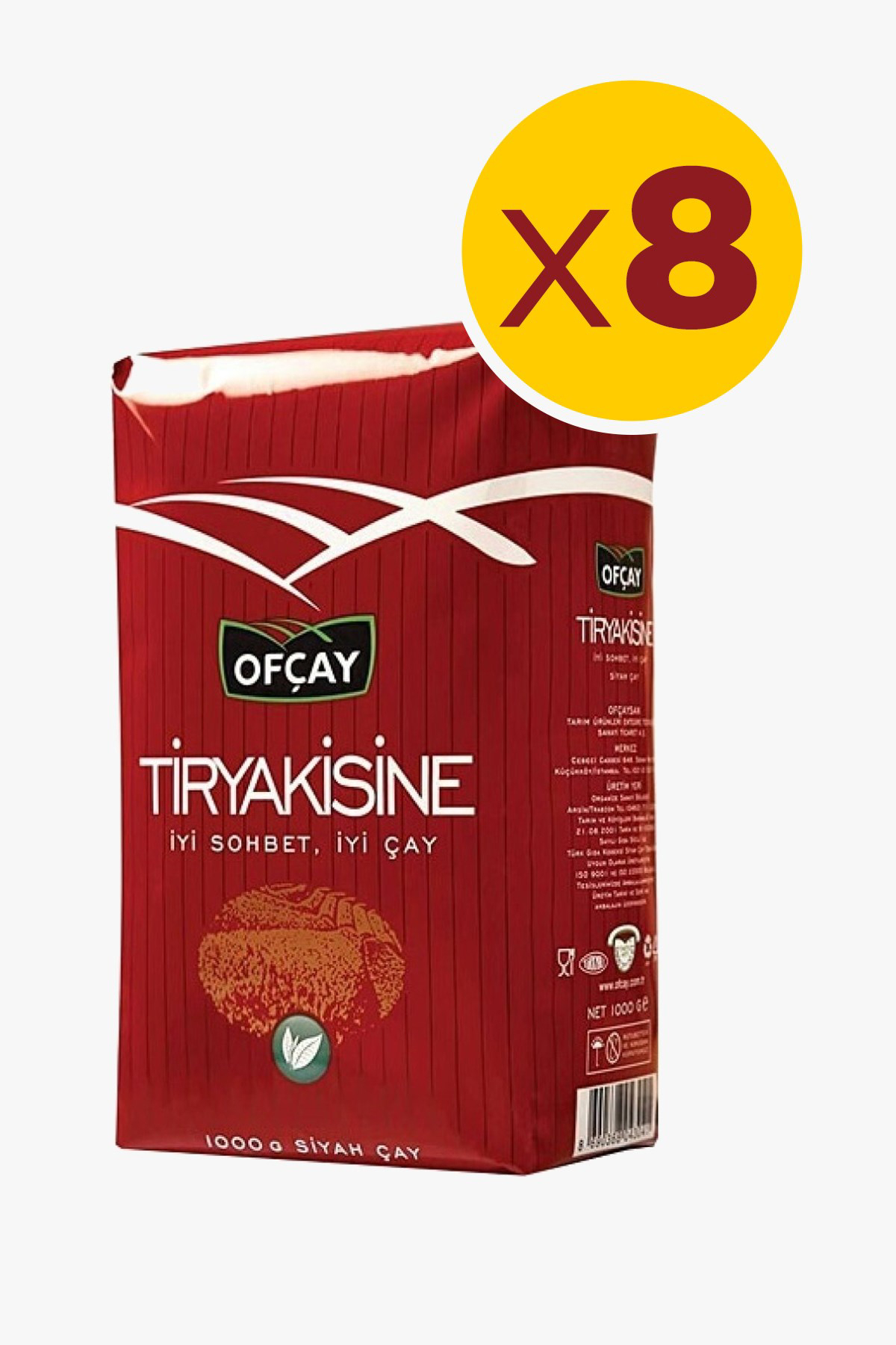 Ofçay Tiryakisine Dökme Çay 1 kg x 8 Adet