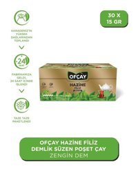 Ofçay Hazine Zengin Dem Siyah Süzen Demlik Poşet Çay 30 x 15 G