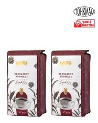 Harras Bergamot Aramalı Siyah Çay 500grx2 Paket