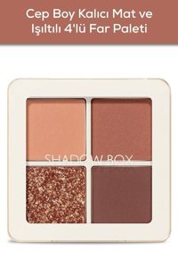 The Saem Shadow Box 02 Cafe Road Işıltılı Toz Allık