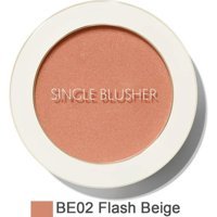 The Saem Single Flash Beige Işıltılı Toz Allık