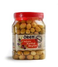 Ören Sofralık Tuzlu Salamura Çizik Yeşil Zeytin Pet Kavanoz 1 kg