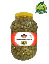 Duman Gurme Tuzlu Salamura Çizik Yeşil Zeytin Bidon 5 kg