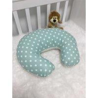 Jaju Baby Elyaf Sırt Destekli Yıkanabilir Yeşil Emzirme Yastığı