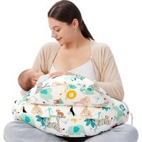 Momcozy Elyaf Sırt Destekli Yıkanabilir Mavi Emzirme Yastığı