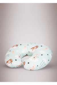 Dear Deer Love Mint Ayı Elyaf Sırt Destekli Yıkanabilir Mint Emzirme Yastığı